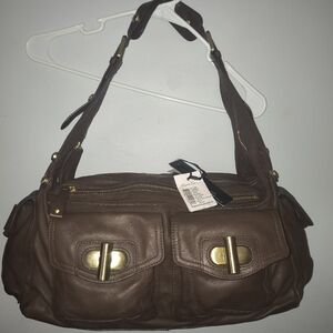 Kenneth Cole N Y Brown Leather Bag Brand NEW